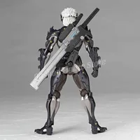 Kaiyodo Revoltech معدات معدنية ارتفاع شكل عمل الانتقام ، تمثال Raiden ، مجموعة PVC متحركة ، لعبة مجسمة Snake Jack 4