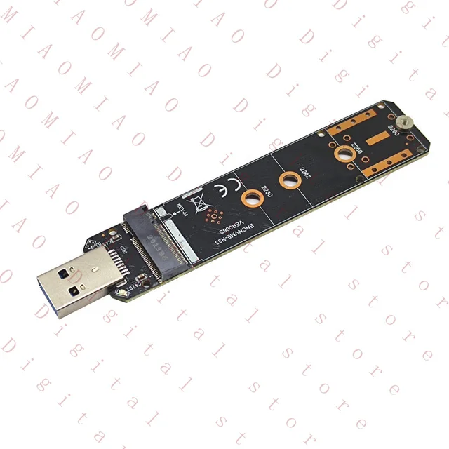 TG   M.2 NVME SSD to USB 3.2 GEN2 10Gbps Adapter Board RTL9210 Chip M.2 NVMe to USB-A