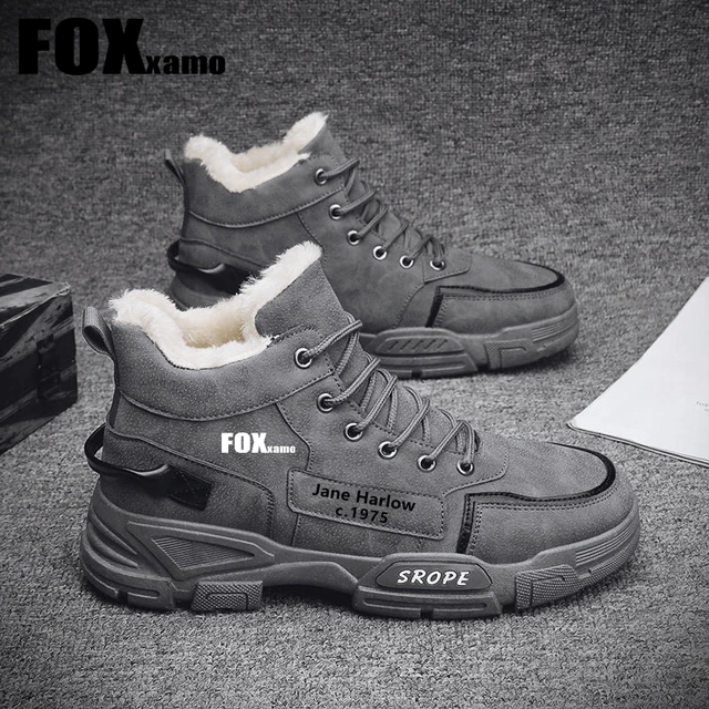 Fox xamo Fishing Shoes Winter Men's Plus Velvet Cold-proof Warm