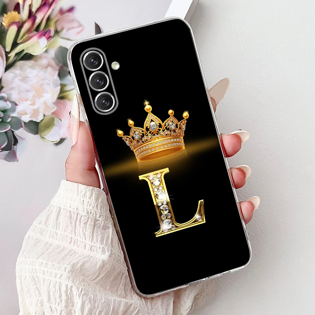 Luxury Letters Soft Phone Case for Samsung Galaxy S25 Plus Ultra