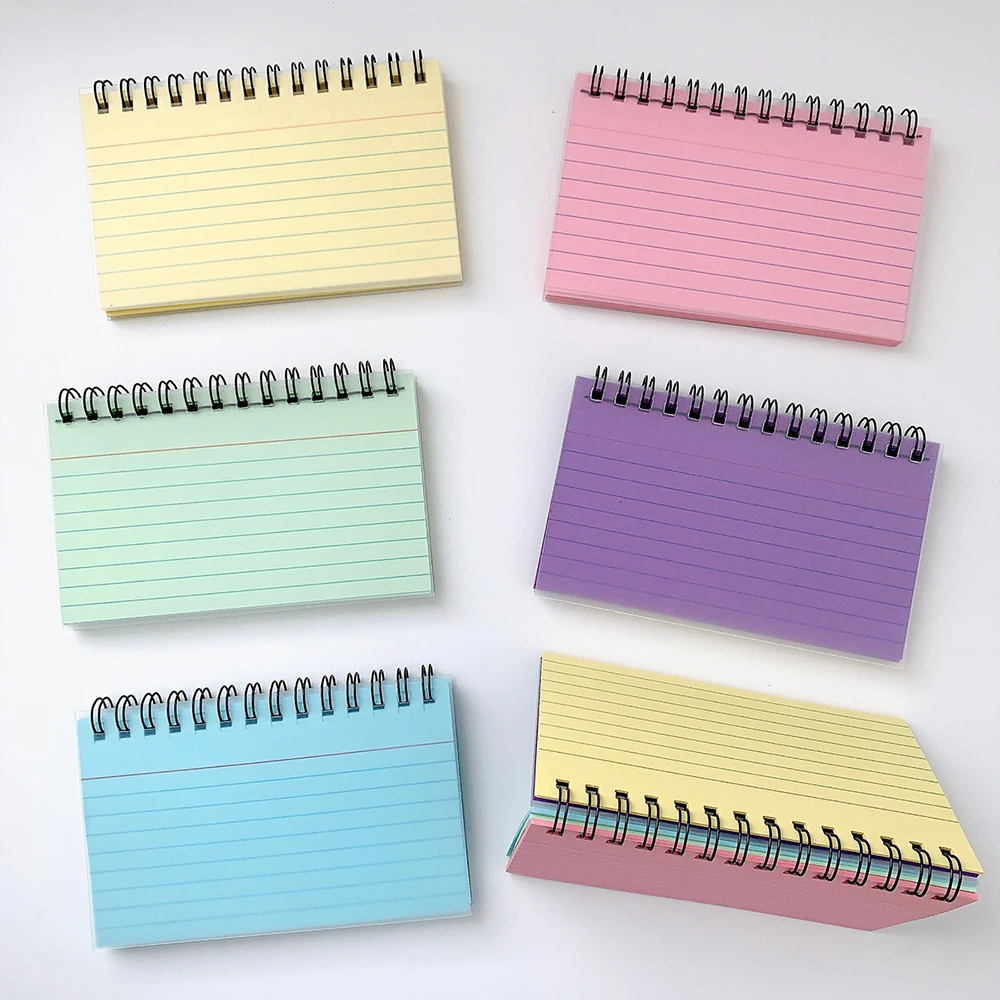 

Portable Tearable Notebook Horizontal Line Coil Note Book Tearable Coil Book Journal Note Book Office Supplies Planner Memo Pads