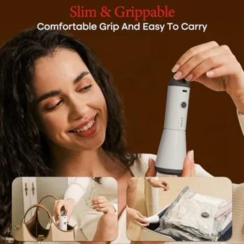Vacuum Bags for Travel with Rechargeable air Pump Carry-on Size Compression Packing Bags for Luggage and Suitcase Space Saver f 6
