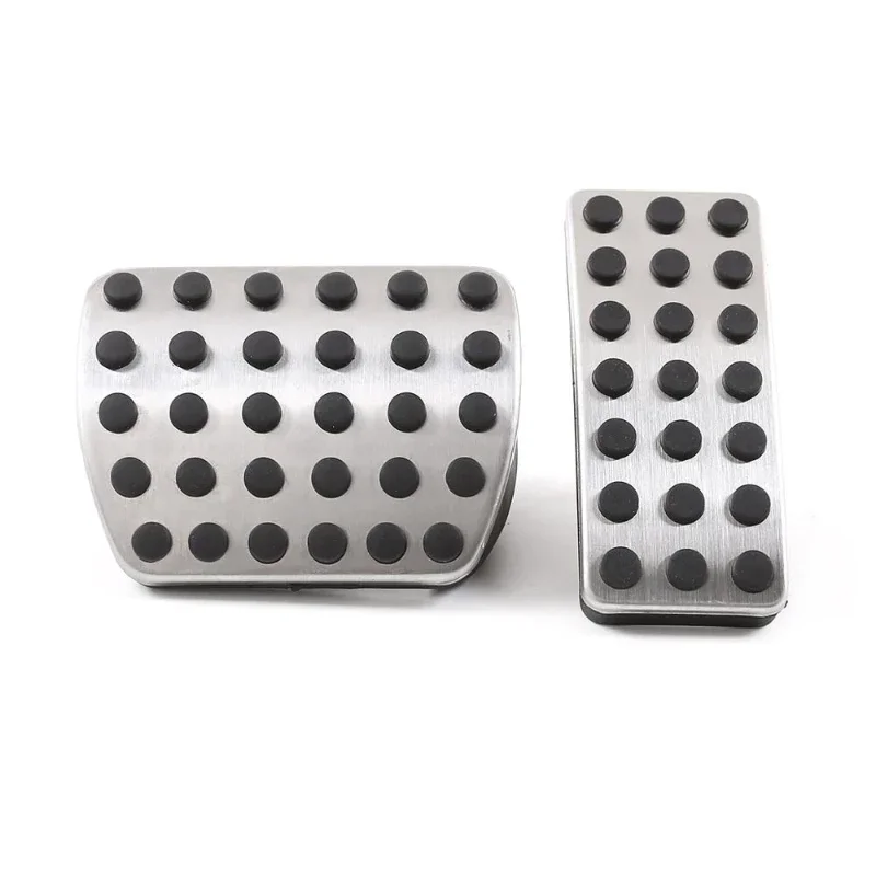 For Mercedes Benz A B Class GLB W177 W247 X247-Stainless Steel Silver Car Gas Fuel Brake Pedal car accessories car pedals