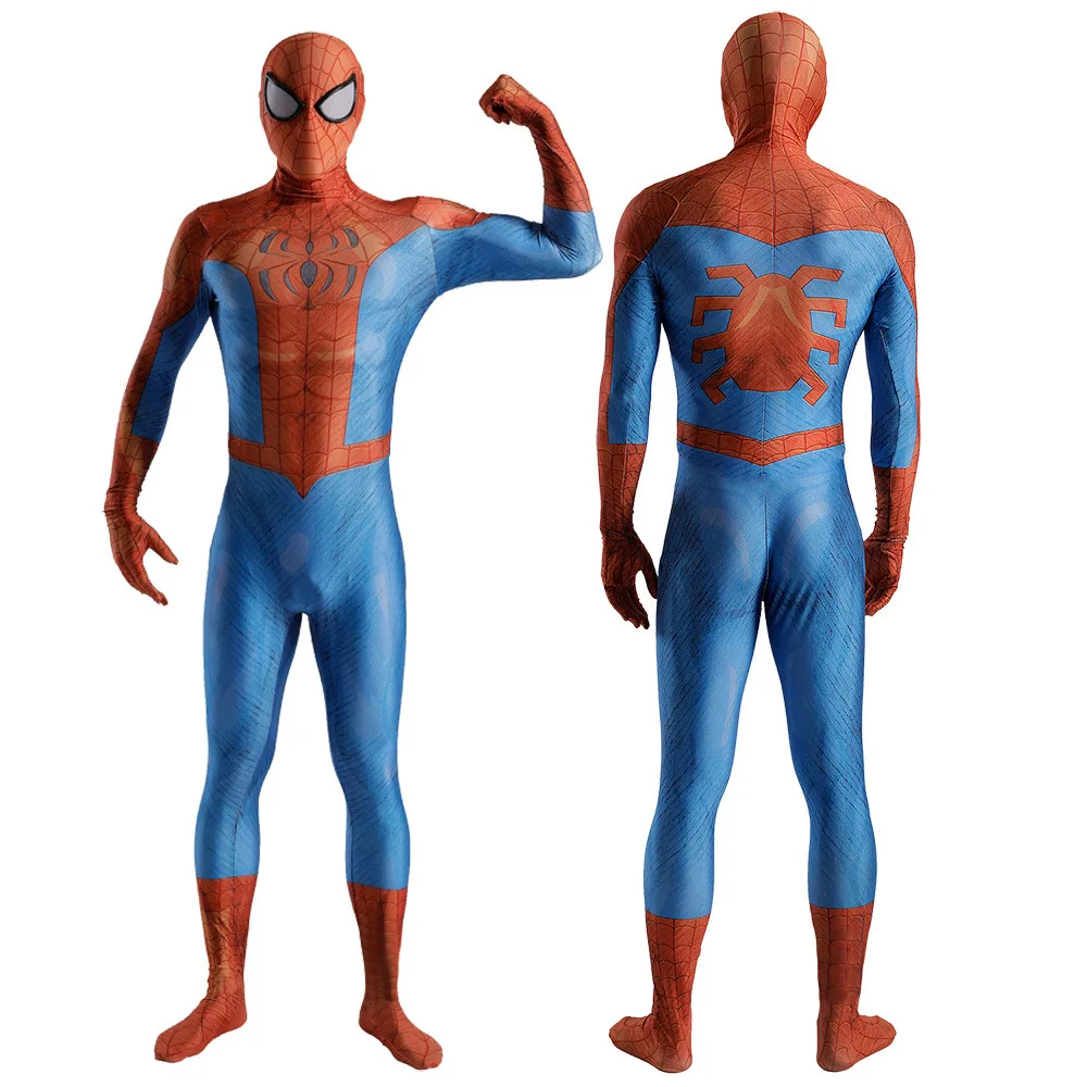 

Костюм Человека-паука, косплей, супергерой, спандекс, спади, костюм для мальчиков, зентай, боди, наряды, костюм на Хэллоуин для взрослых и детей