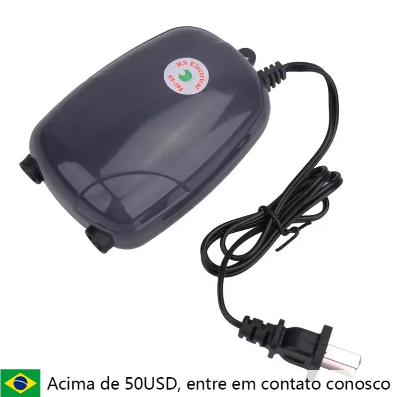 Acquario Pompa Aria Acquario Mini Compressore Silenzioso Singola Doppia Uscita Pompe Ossigeno Acquari Accessori Acquatici 220V 3W 5W