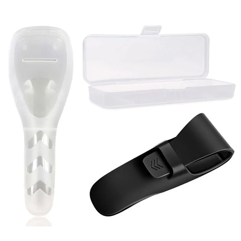 

Portable Travel Case for Gillette Razor Handle Storage Box Premium Silicone Plastic Made for Men's Razor Shavers Just Razor Cove