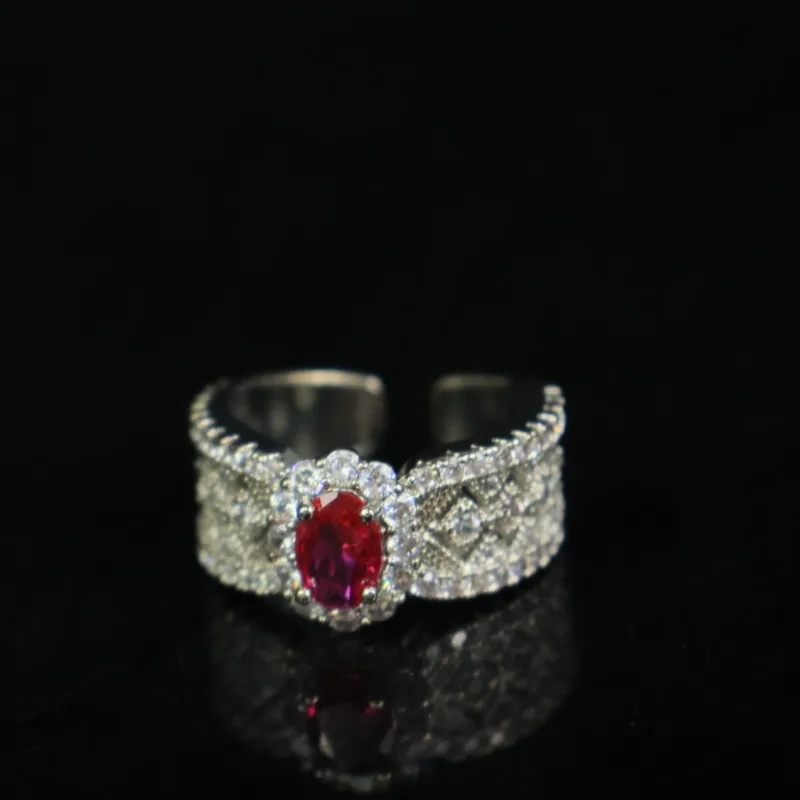 Exquisite Red Ring - Versatile Daily Elegance