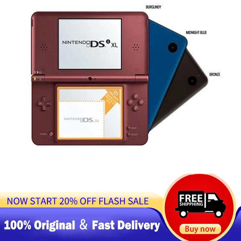 Nintendo DSi XL Burgundy System - Discounted