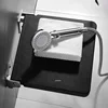 Non-slip Bath Chair Bathroom Wall-mounted Shower Seats Light Luxury Foldable Soft Stool Black Shower Seat Home Porch Shoe Stool 2