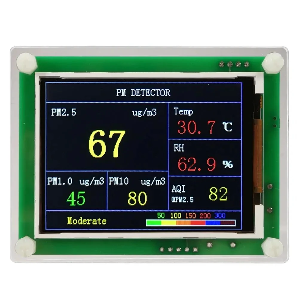 Ar Qualidade Poeira Detector Módulo, Sensor de Qualidade do Ar, Tester, Suporte Exportação Monitoramento de Dados, PM1.0, PM2.5, PM10