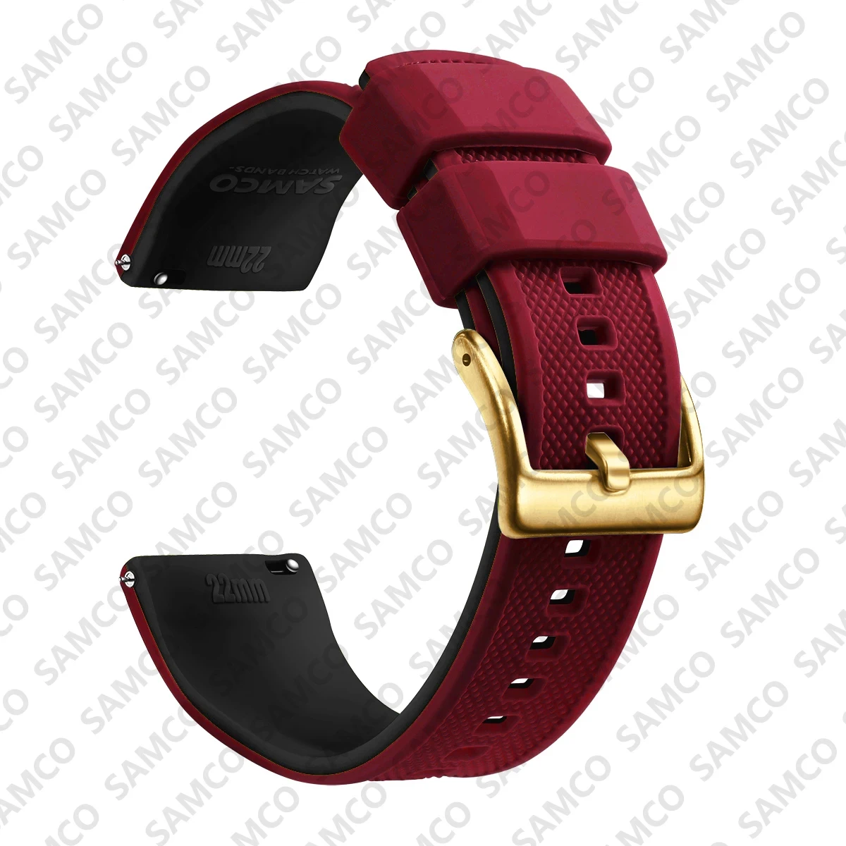 Enhanced Quick Release Silicone Watch Strap - Premium Rubber Band Replacement