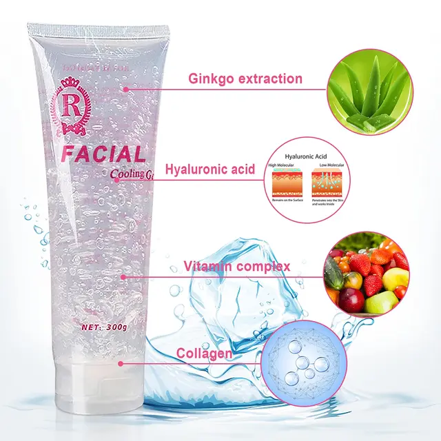1/2/3/4 pièces 300g Gel de refroidissement pour dispositif d'épilation au Laser et Machine de soins de la peau du corps du visage à radiofréquence pour femmes et hommes 1