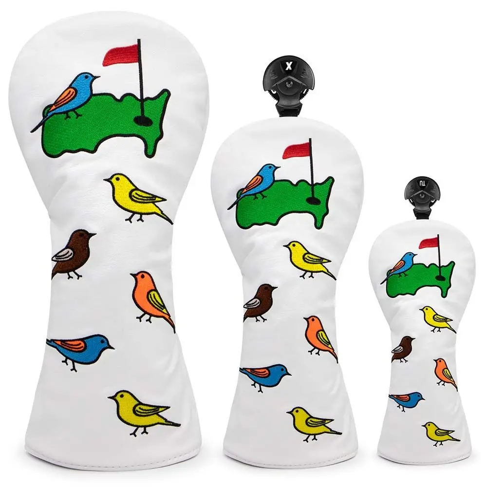 

Mallet Putter For Hybrid PU Leather Golf Accessories Golf Putter Headcover Bird Golf Headcover Head Covers Golf Putter Cover