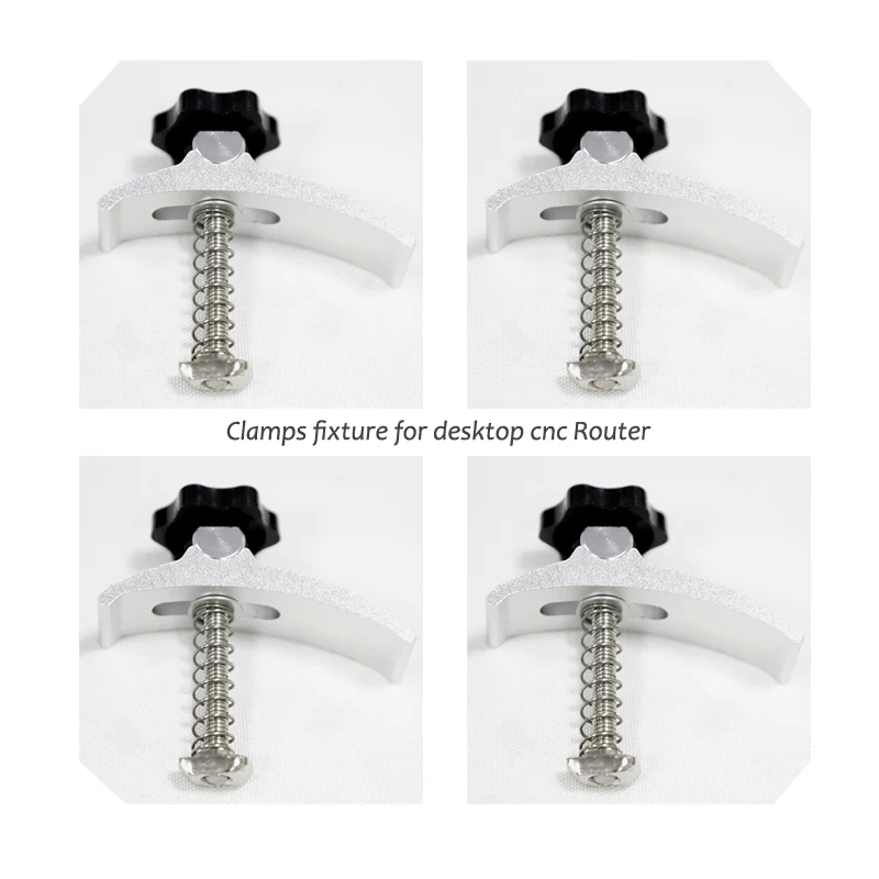 

4Pcs CNC Engraving Machine Parts Router Clamps Fixture For T-slot Working Table PRTCNC