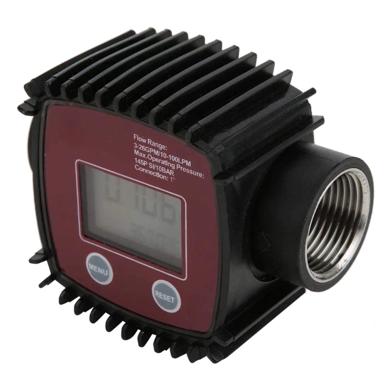 Portable Flow Meter Turbine Digital Fuel Price Water Low Cost Liquid Oil Adblue Electronic K24 Flowmeter