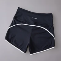 2024 New Color Contrast High Waist Sports Shorts Tight Elastic Peach Hip Training Fitness Yoga Hot Pants - Image 5