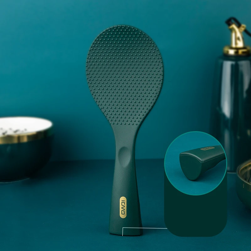 Can Stand Up Silicone Spoon Double Sided Non-stick Rice Cooker Rice Spoon High Temperature Resistance Shovel Kitchen Items