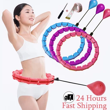 24-28 Sections Fitness Smart Sport Hoop Adjustable Thin Waist Exercise Gym Circle Ring Fitness Equipment Waist Easy weight loss 1