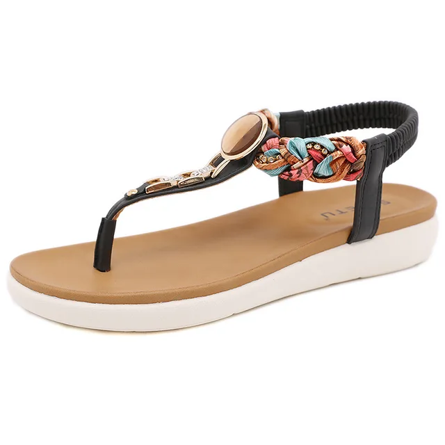 2022 Summer Holiday Shoes Women Sandals Flip Flops Thick Sole Soft Brand  Ladies Beach Sandals Plus Size 42 A4592 - Women's Sandals - AliExpress