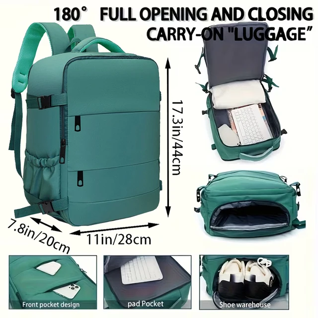 Graceful Practical Multi-color Backpack Multi-pocket Design Adjustable-strap Lightweight for Commute Casual Bag