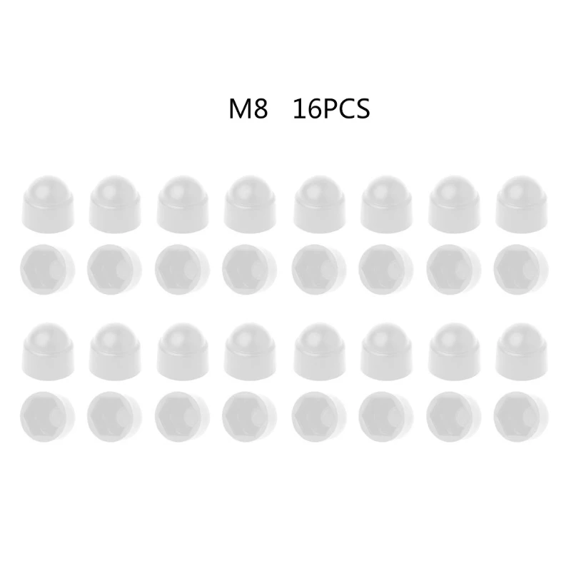 Description Picture 2 of itemY1UB 16 Pcs Screw for Protection Cap Hexagon Shaped Screws Bolts Protective Co