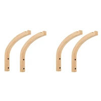 4X Wooden Wall Hooks,Plant Hangers Indoor,Wall Mounted Plant Hooks For Hanging Plants,Flower Bracket,Wind Chimes Hooks 1