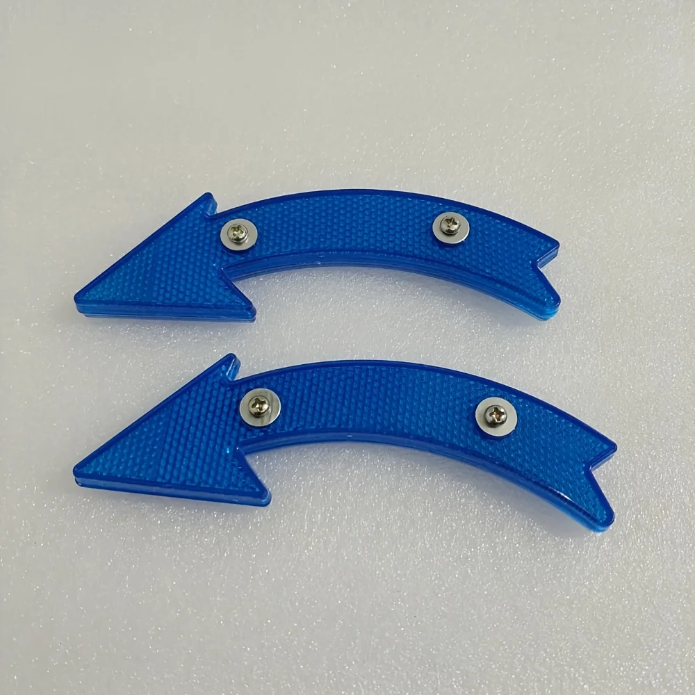 2PCS Mountain Bike Front and Rear Reflectors, Spoke Reflectors, Night Warning Signs, Taillights, Riding Equipment