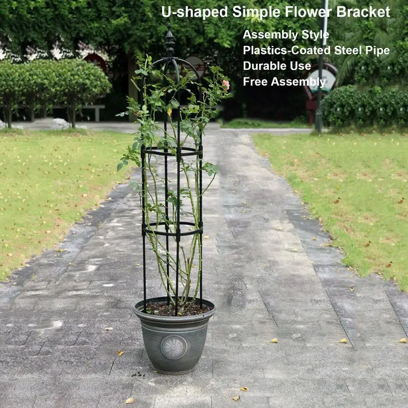 Garden Mile Grote 1,5 m Houten Tuin Obelisk Piramide Plant Ondersteuning Trellis Klimmen Frame Planten Ondersteuning Structuur Voor Klimmen Planten Outdoor Tan Trellis