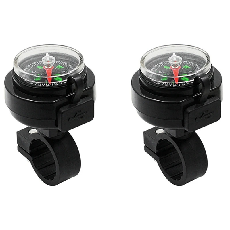 

2X Motorcycle Compass Charger USB Waterproof Navigation Fast Charging Waterproof