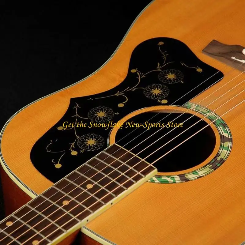 E56D Professionelles Akustikgitarren-Ersatzteil, Schlagbrett, selbstklebendes, verdicktes Schlagbrett für Akustikgitarre – Detail 9