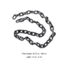 2Pcs Halloween Fetter Prop Simulation Iron Chain Prop Prisoner Chain Prop Halloween Costume Prop Decor Chain For Halloween Party 2