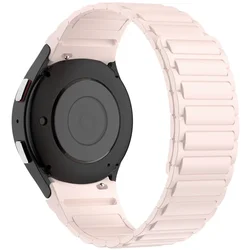 Seamless Silicone Magnetic Band - Galaxy Watch 7 6 5 4 (Pink)