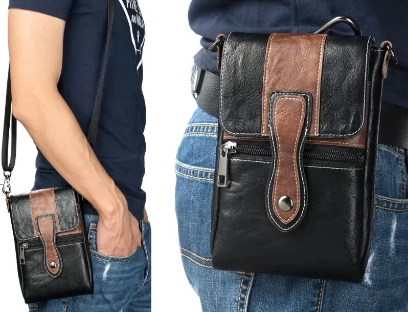 

Мужская Наплечная Сумка через плечо для телефона, Повседневная поясная сумка для улицы для Poco X3 X4 NFC M3 M4,Moto G Stylus, Oppo Find X5 Pro X3