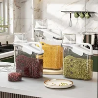 Airtight Food Storage Containers Cereal Dispenser Cereal Container Storage Box Rice Dispenser Grain Dispenser Kitchen Organizer 2