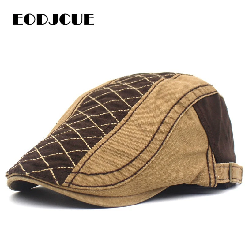 male beret New Fashion Summer Berets Caps For Men Casual Peaked Caps embroidery Retro Berets Hats Dad Hat Casquette Cap mens berets for sale