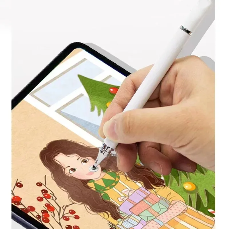 Universal 2 In 1 Stylus Pen For iOS Android Touch Pen Drawing Capacitive Pencil For iPad Samsung Xiaomi Tablet Smart phone