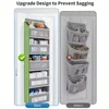 4-Shelf Hanging Storage Organizer - Behind Door, Anti-Tilt, 2/4 Large Capacity Pockets, Suitable for Bedroom, Bathroom, Kitchen 2