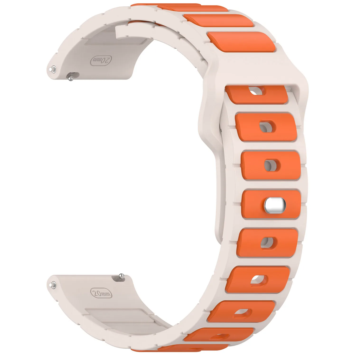 22mm Sports Silicone Strap for Smartwatches - Durable and Comfortable Wristband