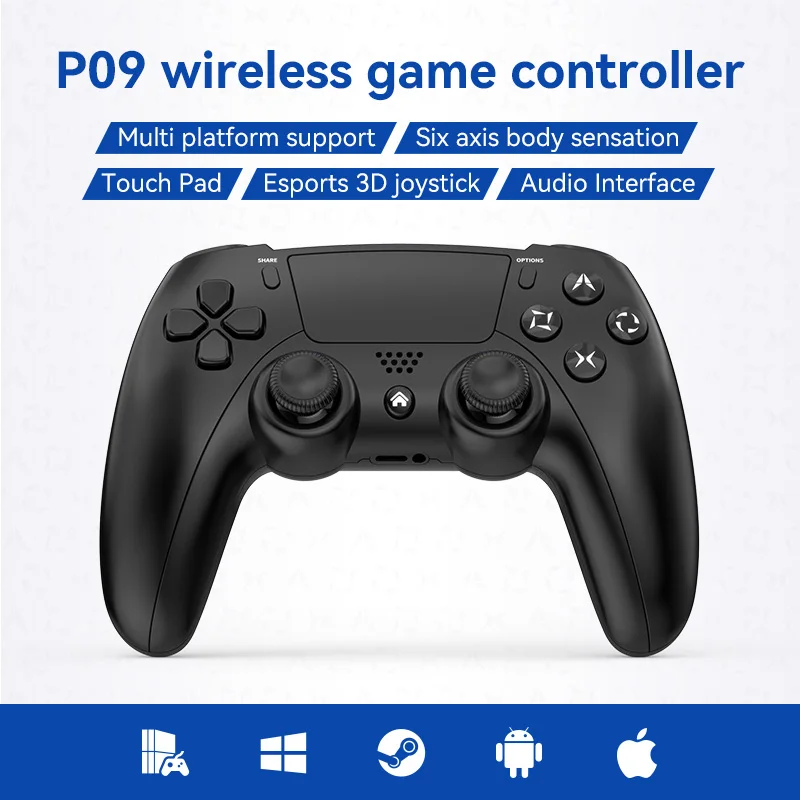 Bluetooth-Compatible Game Controller for PS4 Wireless