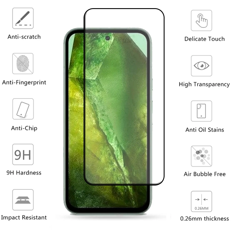 Universal 6-in-1 HD Tempered Glass Screen and Lens Protector Set
