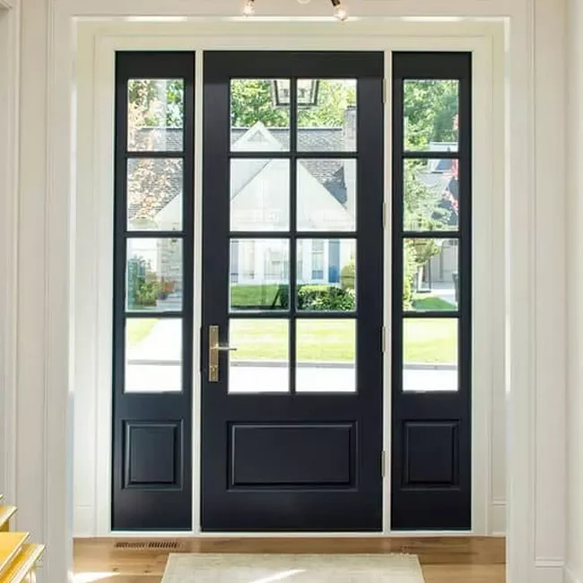 metal front door