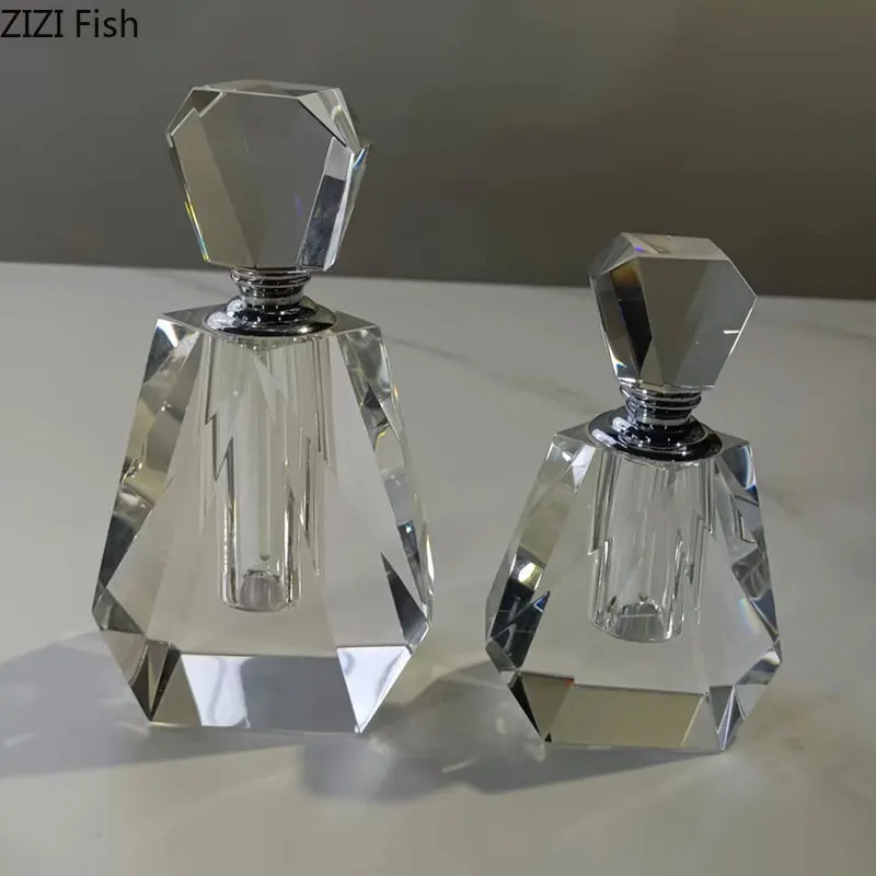 

Transparent Crystal Ornaments Perfume Bottle Storage Bottle Storage Tank Travel Bottles Storage Organizer Home Accessories