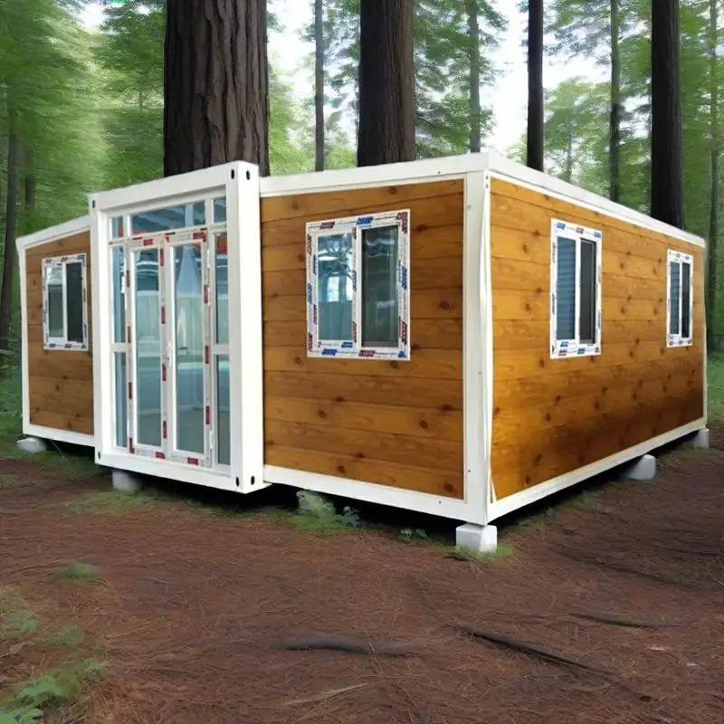 40FT Luxury Cheap Residential Expansion Container House | Modular Double-Wing Folding, Prefabricated & Mobile - Image 4