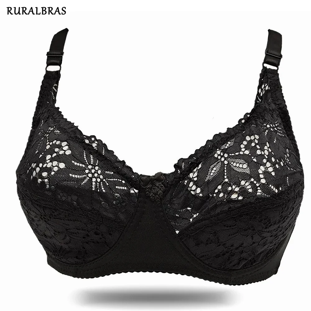 Ruralbras 3/4 Cup Lace Sexy Bra For Women Up Lingerie Top Female