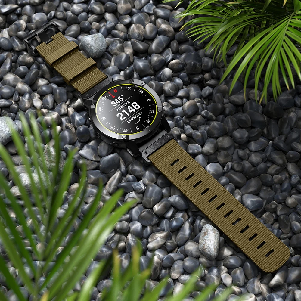 Nylon QuickFit Sports Woven Bracelet - 26mm & 22mm Strap