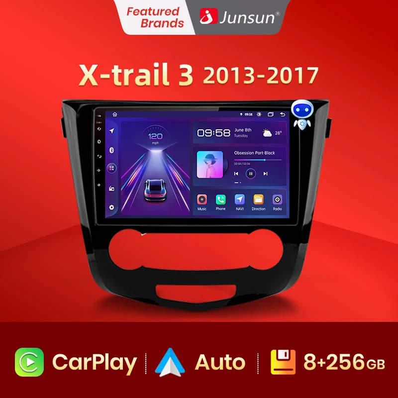 Junsun V1 Pro Android 10 AI Voice Control Auto Radio Player Für Nissan