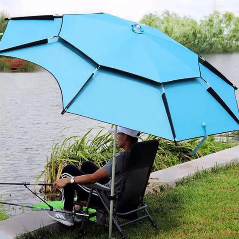 파라솔 낚시 우산, 만능 방수 자외선 차단, 야외 낚시 접는 우산, 두꺼운 자외선 차단 우산 