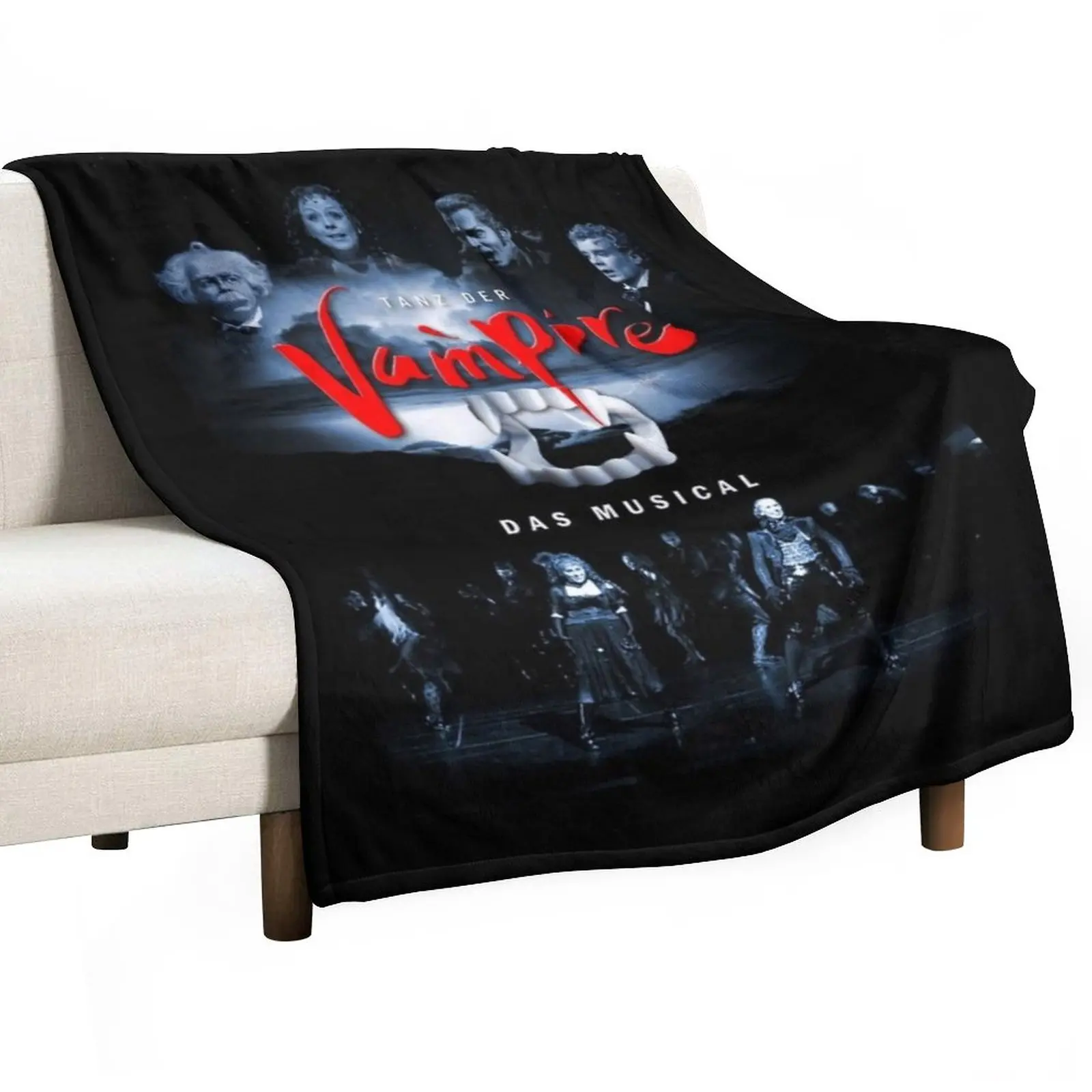 

Tanz der Vampire das musical Throw Blanket Plaid on the sofa Fluffy Soft Blankets