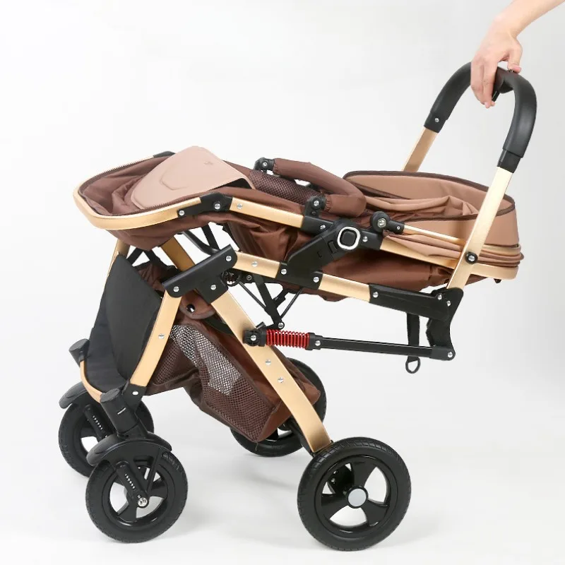 New Style Detachable Twin Stroller Double Stroller for Baby and Older Brother Multifunctional Twin Baby Carriage