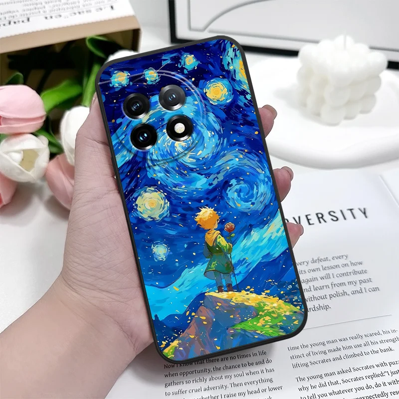 Starry Sky Prince Liquid Silicone Phone Case Cover